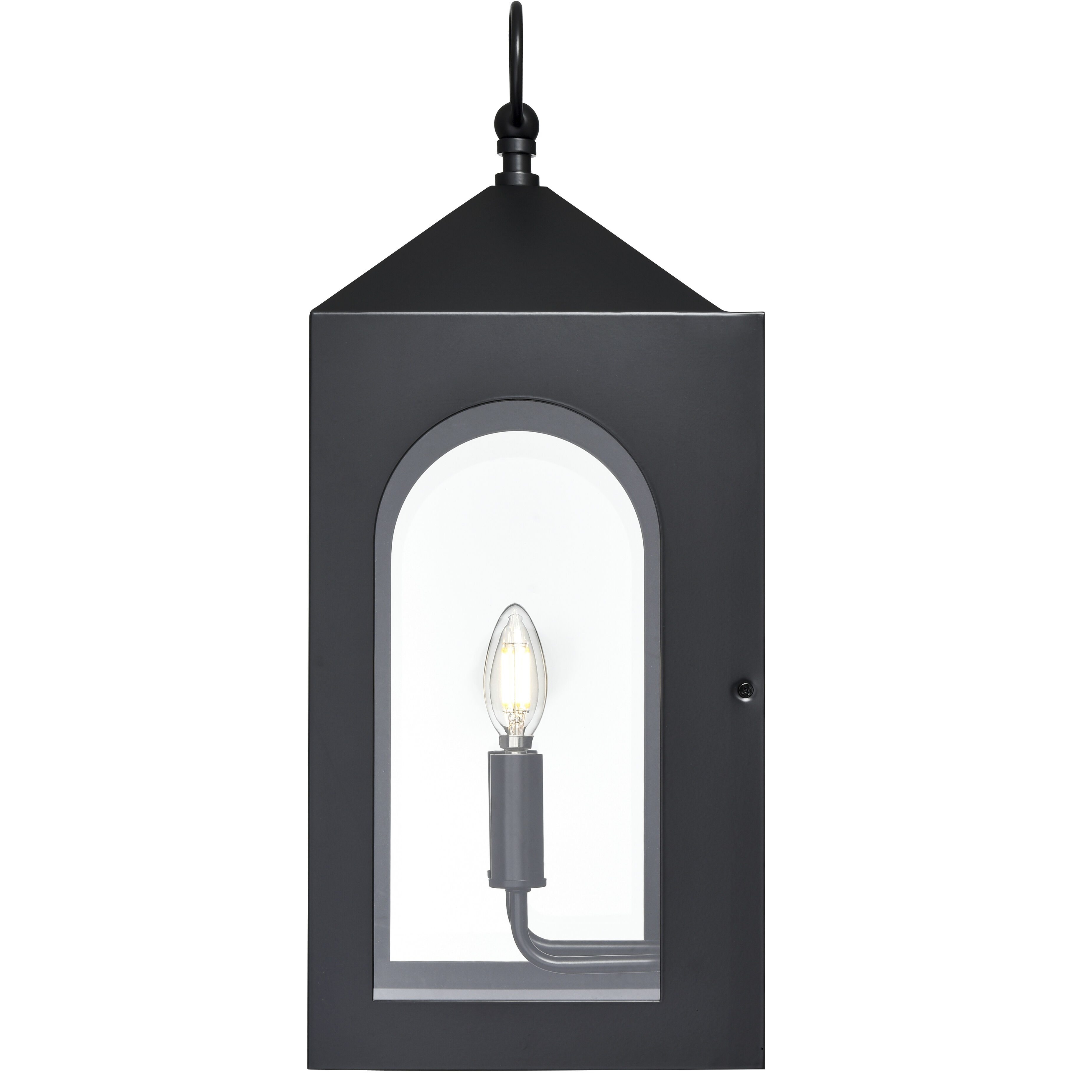 Bratton 2 Light 22.68 inch Powder Coated Black Outdoor Wall Sconce